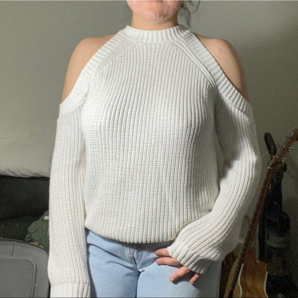 Forever 21 Sweaters - [ forever 21 ] open shoulder sweater